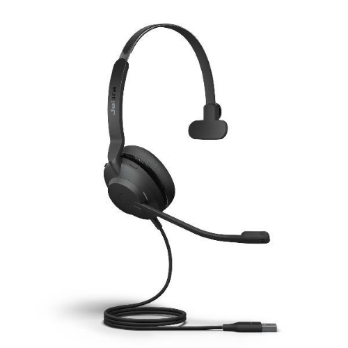Jabra Evolve2 30 SE MS Mono - Cuffie con microfono - on-ear - cablato - USB-A - isolamento dal rumore - Certificato per i team Microsoft